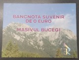 Rom&acirc;nia pliant bancnotă 0 Euro masivul Bucegi