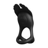 Inel penis Vibrating Silas Negru