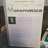 Matematica manual pentru clasa a V-a - C.P. Popovici