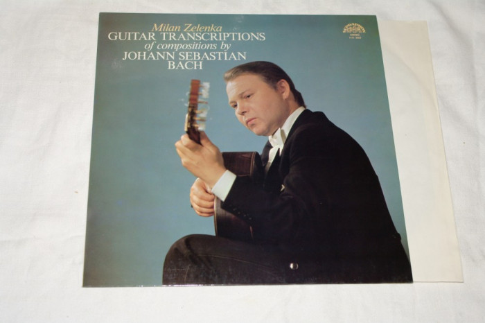 Milan Zelenka Guitar transcriptions - Johann Sebastian Bach - vinil - 1979