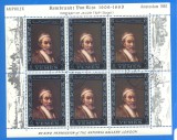 Yemen 1967. AMPHILEX 1967. Amsterdam. Rembrandt. Portretul lui Jacob Trip, Stampilat