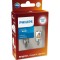Set 2 becuri led auto Alb W5W Philips Ultinon Pro6000 lumini interioare