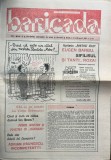 Almanah Baricada nr. 43, editia 1990, 12 pagini, romana, brosat, stare buna, dimensiuni 42x30 cm