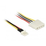 Cablu de alimentare Floppy 4 pini la Molex T-M 30cm, Delock 85457
