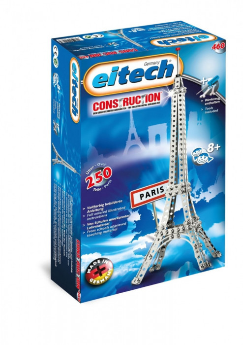 Set constructie Turnul Eiffel - 250 piese din metal