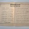 Program Circul Bernea Stagiunea 1957