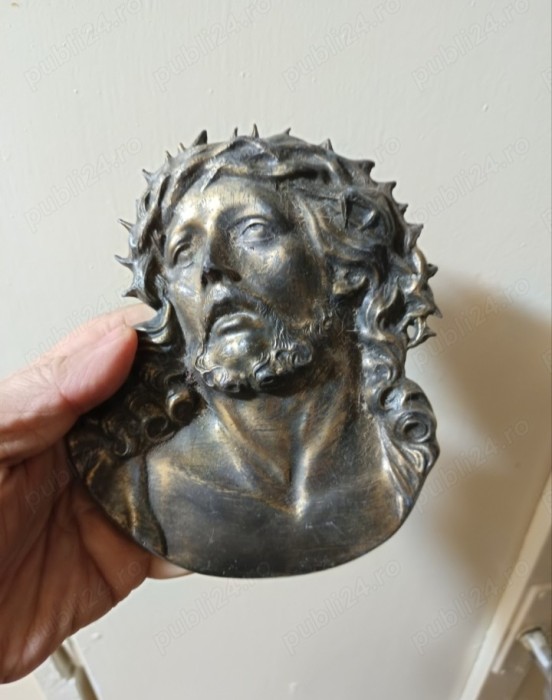 Deosebit chip bronz antik Iisus