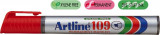 Permanent Marker Artline 109, Corp Plastic, Varf Tesit 2.0-5.0mm - Rosu