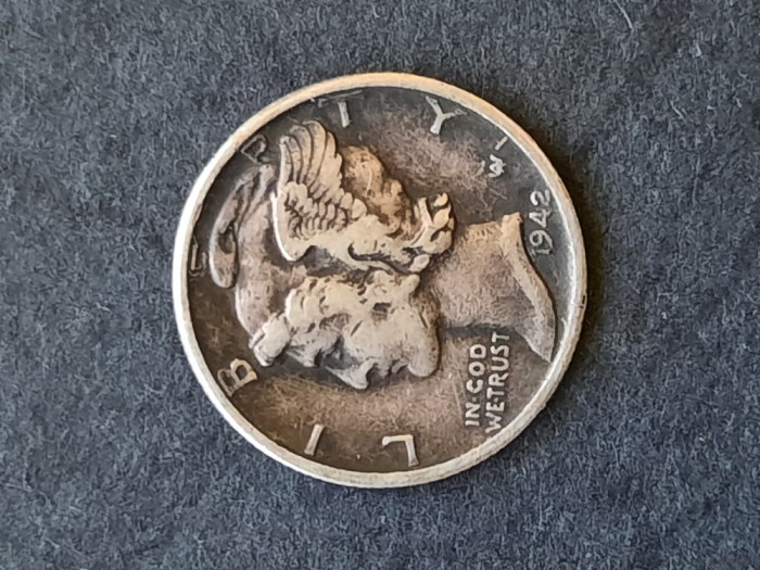 1 Dime &quot;Mercury Dime&quot; 1942, USA - G 4406