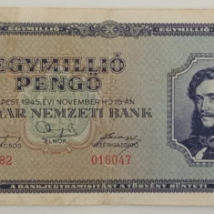 Bancnota Ungaria - 1000000 Pengo 1945