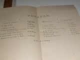 PROGRAM -ATENEUL ROMAN- CONCERT DE PASTI AL SOC CORALE CARMEN -8 APR 1933 -