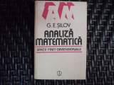 Analiza Matematica - G. E. Silov ,550460