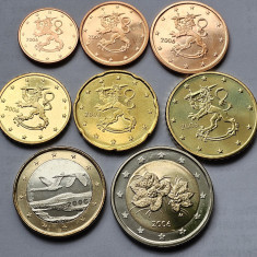 Set complet 8 monede, 1 cent - 2 euro 2006 Finlanda, unc