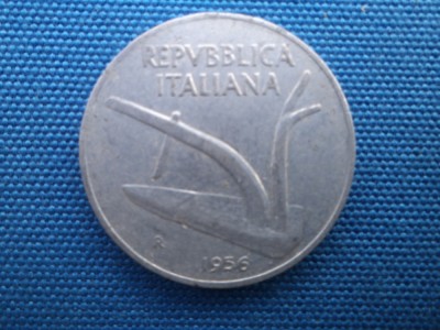 10 LIRE 1956 / ITALIA foto