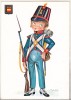 Bnk cp Spania - Uniforme militare - Spania - necirculata, Printata