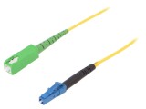 Patch cord fibră optică 2m LC/UPC - SC/APC, galben, Gold