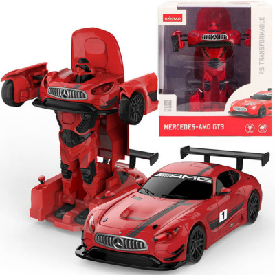 RASTAR Mercedes GT3 AMG Robot Car Transformare lumina sunet ZA5135 foto