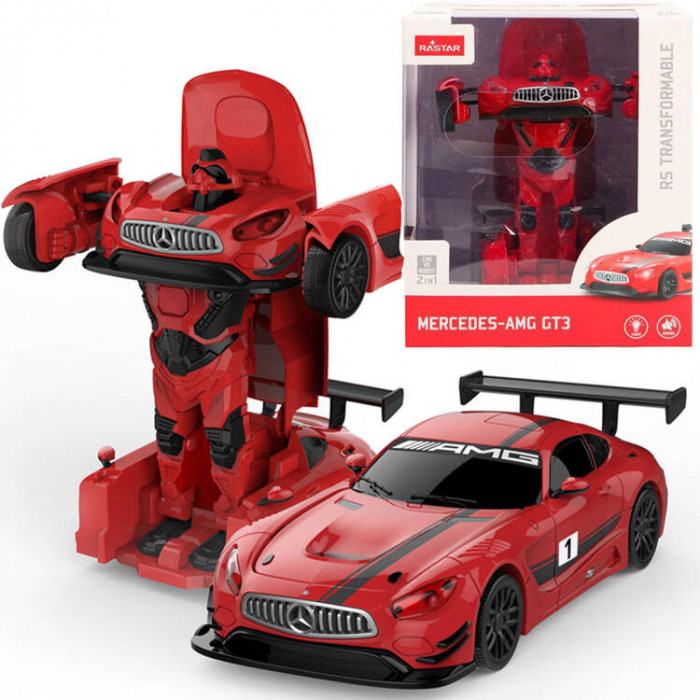 RASTAR Mercedes GT3 AMG Robot Car Transformare lumina sunet ZA5135