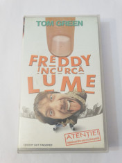 Caseta video VHS originala film tradus Ro - Freddy Incurca Lume foto