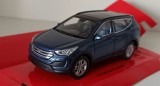 Macheta Hyundai Santa Fe MK3 (SantaFe) DM/NC 2013 albastru - Welly 1/36