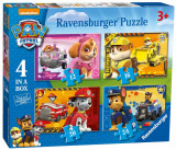 Set 4 puzzle-uri - Patrula catelusilor | Ravensburger