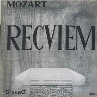 Disc vinil, LP. RECVIEM IN RE MINOR, K.V. 626-WOLFGANG AMADEUS MOZART-220949 foto