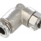 Racord push-in unghi 0,99-20bar alamă nichelată M5