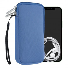 Husa Universala pentru telefon XL - 6,8 inch, Neopren, Albastru, 46188.4.113, kwmobile