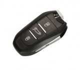 Set 2 bucati - Cheie auto completa compatibila cu Peugeot 2020 5008 508 3 butoane Keyless Go 4A HITAG AES NCF 29A1 128 BIT 434 MHz FCCID IM3A