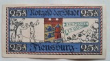25 Pfg 1920 nr.54282 flensburg circ