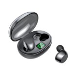 Cumpara ieftin Casti wireless bluetooth, INOVA&reg; K20, fara fir, conexiune universala, audio, microfon, afisaj digital baterie, BT 5.3, negru