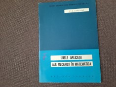 UNELE APLICATII ALE MECANICII IN MATEMATICA-V.A. USPENSKI