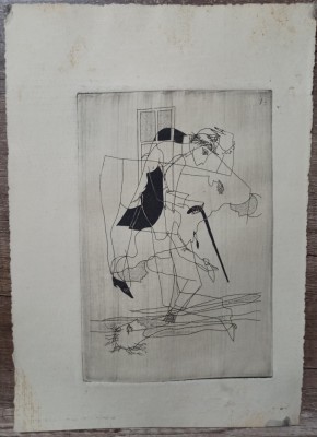 Gravura moderna, nesemnata foto