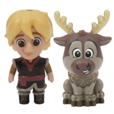 Set 2 Mini Figurine Kristoff si Sven Whisper and Glow Frozen 2 foto