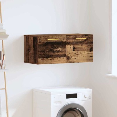 vidaXL Dulap de perete Lemn vechi 80 x 36.5 x 35 cm Lemn compozit 879555 foto
