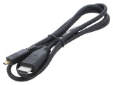 Cablu de conectare negru 1m