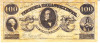 M1 R - Bancnota America - Virginia - 100 dolari - 1862