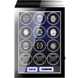 Cumpara ieftin Cutie intors ceasuri iUni, Luxury Watch Winder 12 Carbon