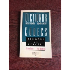 DICTIONAR ENGLEZ-ROMAN, ROMAN-ENGLEZ, TERMENI DE AFACERI - TATIANA CHERA