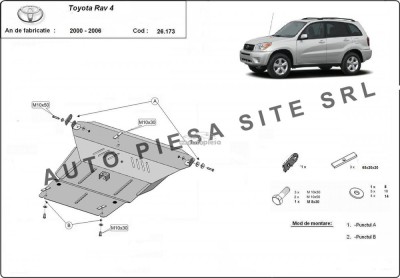 Scut metalic motor Toyota Rav4 fabricata in perioada 2000 - 2006 APS-26,173 foto
