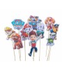 Set 10 toppere, model Patrula Catelusilor (PAW PATROL) 5-10 cm