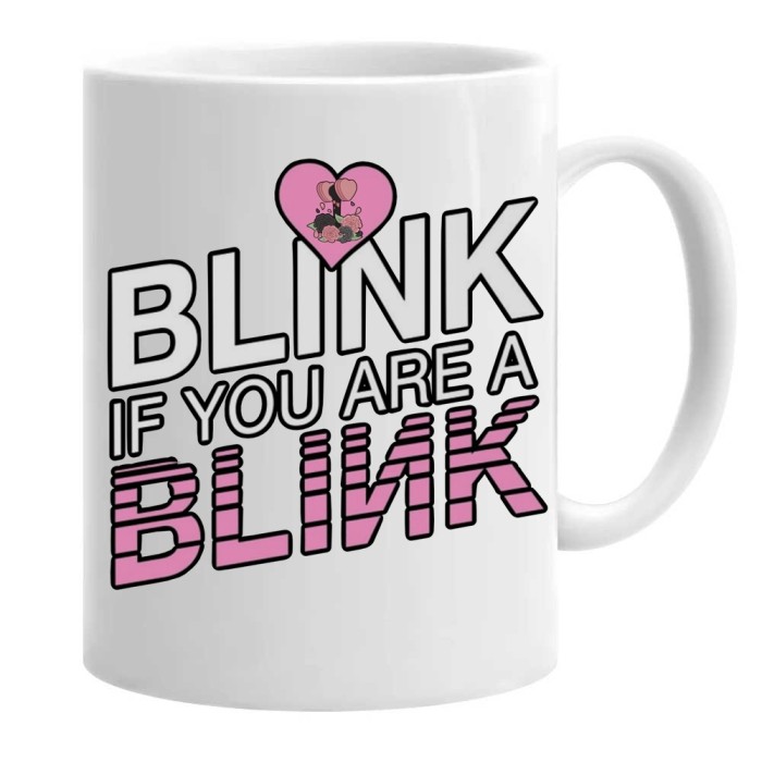 Cana alba personalizata blackpink kpop blinks, INOVATIX&reg;. 330 ml