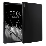 Cumpara ieftin Husa pentru Samsung Galaxy Tab S7 Plus, Silicon, Negru, 52923.01, Kwmobile