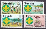 Tuvalu 1977 cercetasi MI 50-53 MNH