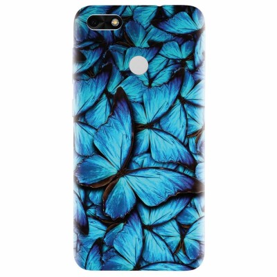 Husa silicon pentru Huawei P9 Lite mini, Blue Butterfly 101 foto