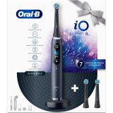 Periuta de dinti electrica Oral-B iO9 cu Tehnologie Magnetica si Micro-Vibratii 80812237, Inteligenta artificiala, Display led, Senzor de presiune Sma