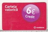 Bnk card Romania - Vodafone - reincarcare 6 euro - RO-VOD-REF-0046-1810??