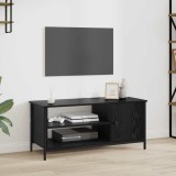 vidaXL Cabinet TV cu raft Stejar negru 100 x 40 x 45 cm Lemn compozit