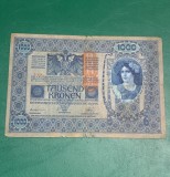 Bancnota 1000 Korona 1902 austro Ungaria seria 1917