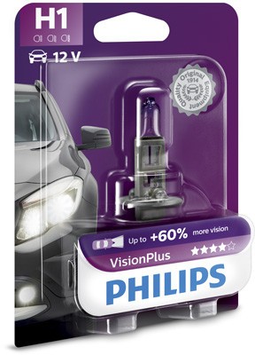 BEC FAR H1 55W 12V VISION PLUS PHILIPS 78115 foto